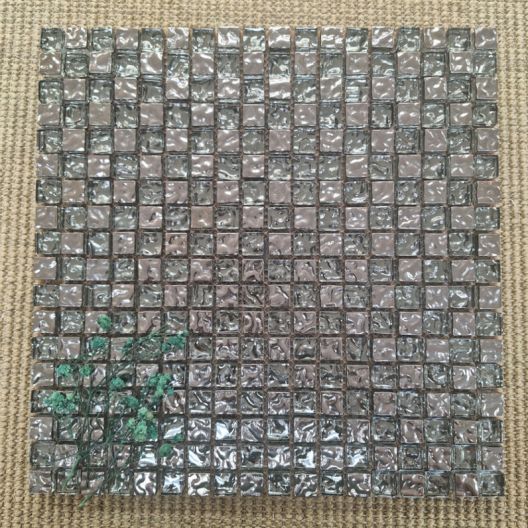 Metal  Silver Mosaic N23