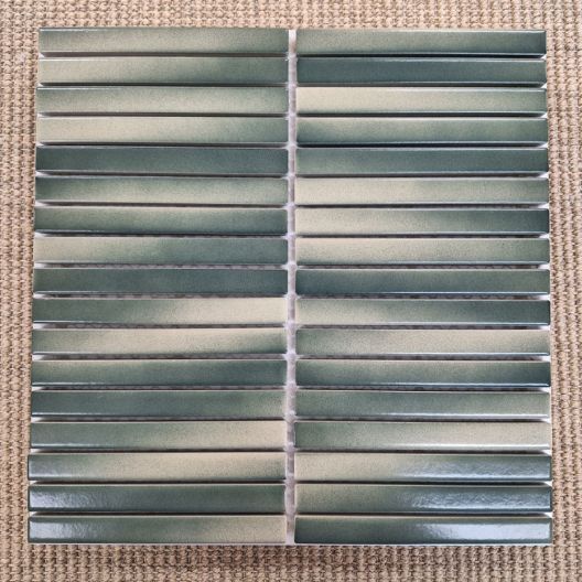 Evanescence Green Satin Mosaic